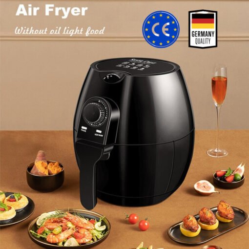 Silver Crest Air Fryer SC-580, grande capacité 5,8 L, 3800 W (German Quality)