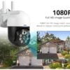 KERUI – Caméra de Surveillance extérieure PTZ IP WIFI HD 3MP/1080P sans fil avec fonction de Rotation détection de mouvement et alerte