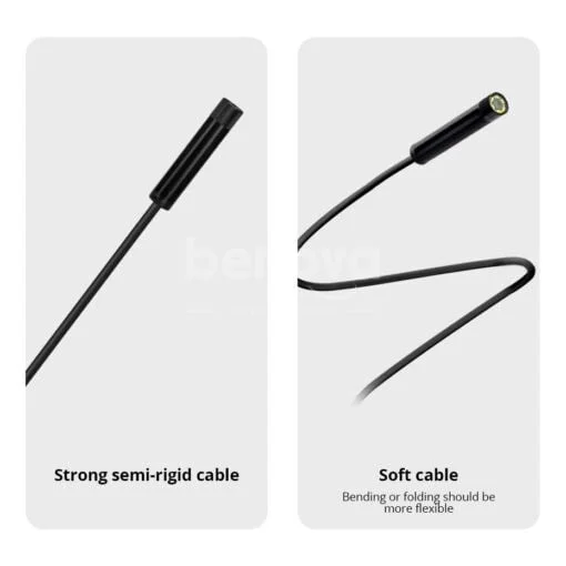 KERUI Caméra d’inspection de serpent USB endoscope USB C étanche IP67 avec 8 lumières LED réglables