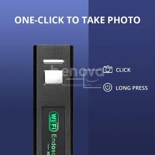 KERUI Caméra d’inspection de serpent USB endoscope USB C étanche IP67 avec 8 lumières LED réglables