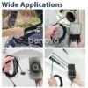 KERUI Caméra d’inspection de serpent USB endoscope USB C étanche IP67 avec 8 lumières LED réglables