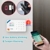KERUI système d’alarme de sécurité Tuya Smart WIFI GSM, détecteur de mouvement et de fumée