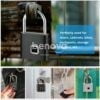KERUI – Cadenas d’empreinte digitale intelligente et multifonction avec chargement USB sans clé étanche et antivol