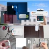 KERUI système d’alarme de sécurité Tuya Smart WIFI GSM, détecteur de mouvement et de fumée