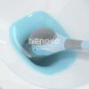 Brosse de toilette en silicone en forme de canard avec support pour salle de bain et toilettes
