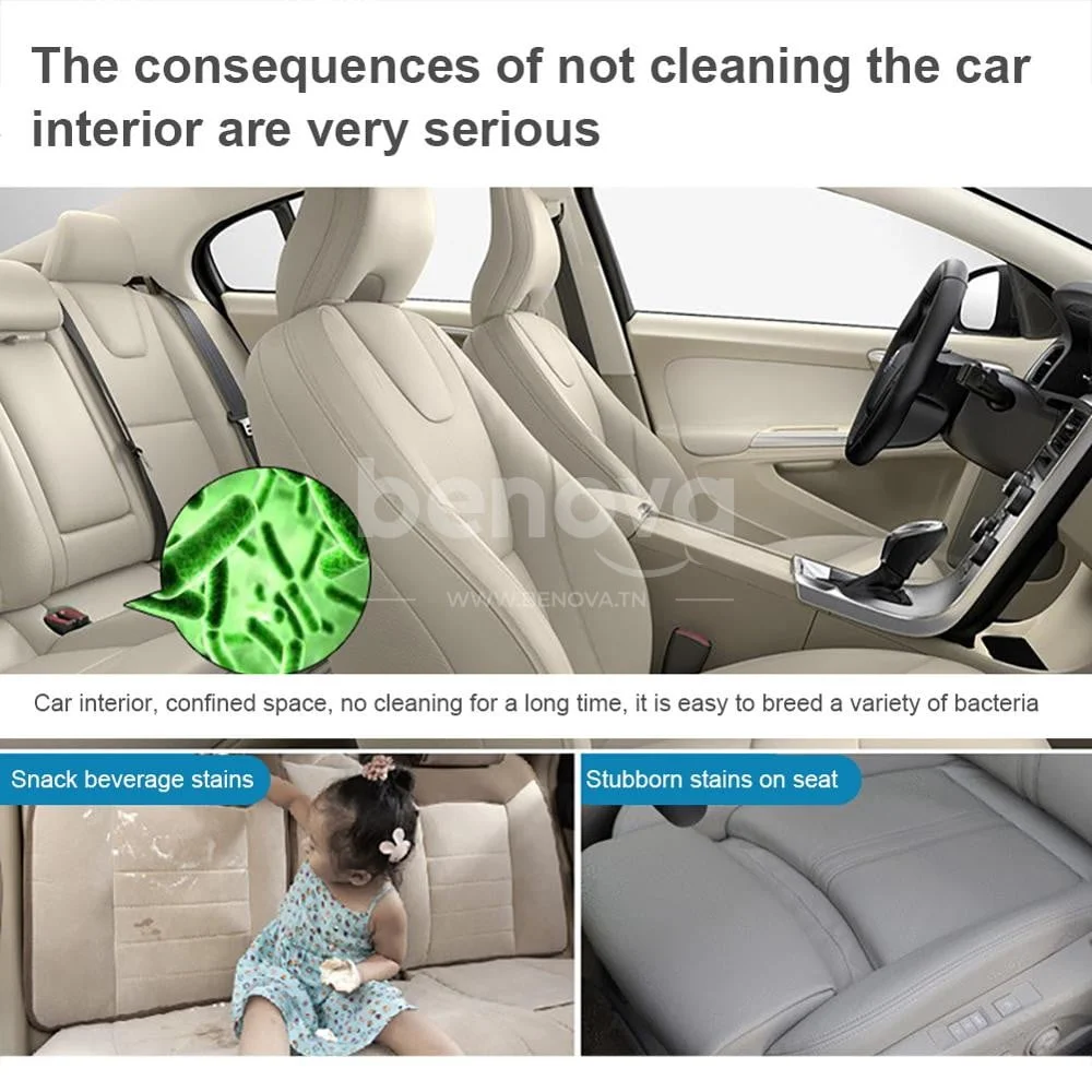 Nettoyant à bulles tout-en-un pour voiture