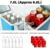 6en1 Réfrigérateur Portable Refroidisseur Et Réchauffeur 7,5 L Pour Camping Voyage, Lait Maternel, Médicaments, Voiture