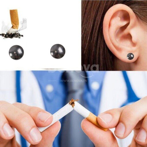 Aimants pour arrêter de fumer auriculothérapie oreille anti tabac