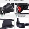 4en1 Chaise à bascule pour bébé, Lit pliable confortable, berceau inclinable jusqu'à 3 ans