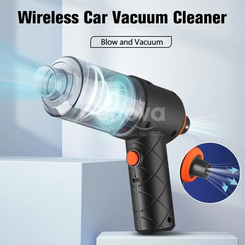 Acheter Aspirateur de voiture sans fil Portable 6000PA 120W, outils de  nettoyage de voiture avec filtre lavable à main Rechargeable pour voiture
