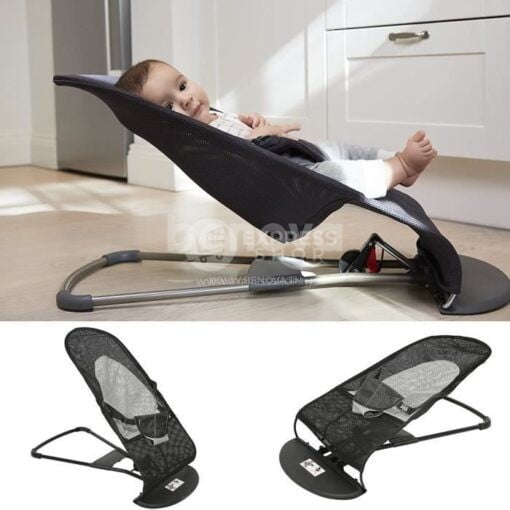 4en1 Chaise à bascule pour bébé, Lit pliable confortable, berceau inclinable jusqu'à 3 ans