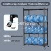 Étagère de rangement pliable à 4/5 niveaux, Multifonctionnel et sans installation - Tenir 300kg - Étagère noir 4 niveaux