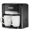 4en1 machine à café thé électrique automatique goutte à goutte avec 2 tasses en céramique
