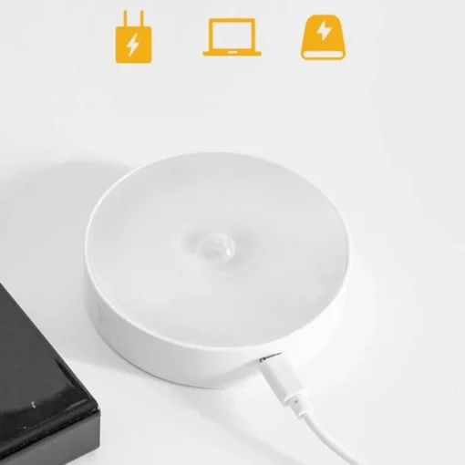 Lampe LED Spot sans fil rechargeable par USB avec capteur de mouvement intelligent et automatique