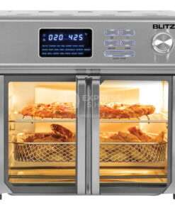 BLITZ GMAX Four et Air Fryer de 25 Litres avec 4 Accessoires et Puissance de 2600W (USA Quality)