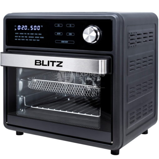 BLITZ MEGA Four et Air Fryer 15 Litres Avec 22 Programmes Intelligents et Puissance de 2600W (USA Quality)