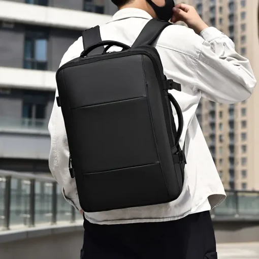 Helix– Sac À Dos De Ordinateur Voyage 45L Professionnel Extensible et Étanche Avec USB