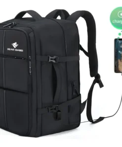 Venture BearBags® – Sac À Dos Professionnel 4-En-1 45L Extensible Étanche Avec Chargement USB