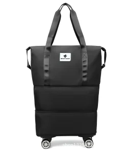 Converta BearBags® – 4en1 Sac De Voyage À Roulettes amovibles Unisexe Ultra-Léger Et Extensible Imperméable - Converta-noir