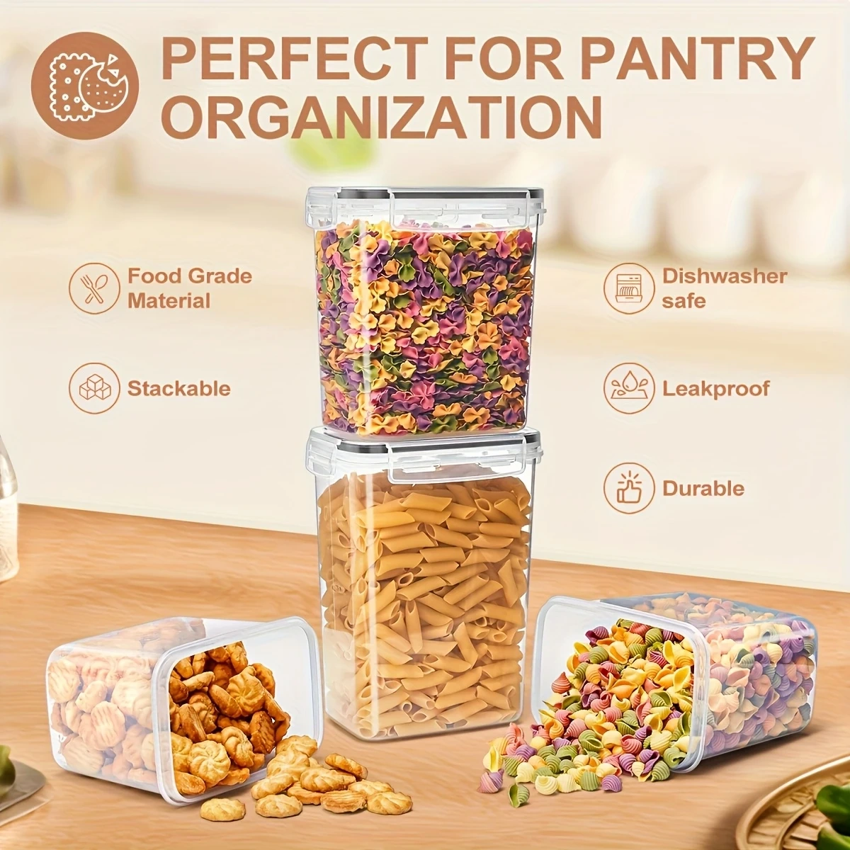 Ensemble de 24 Boîtes De Conservation Hermétiques Alimentaires Sans BPA Pour Un Rangement Idéal