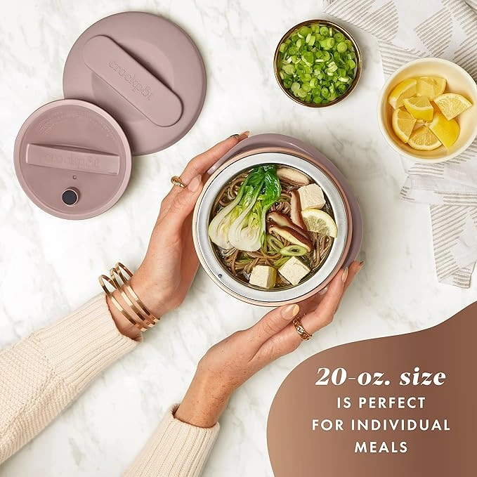 4 En 1 Lunch Box Et Chauffe-Repas Électrique Portable Et Compact pour Bureau Déplacements