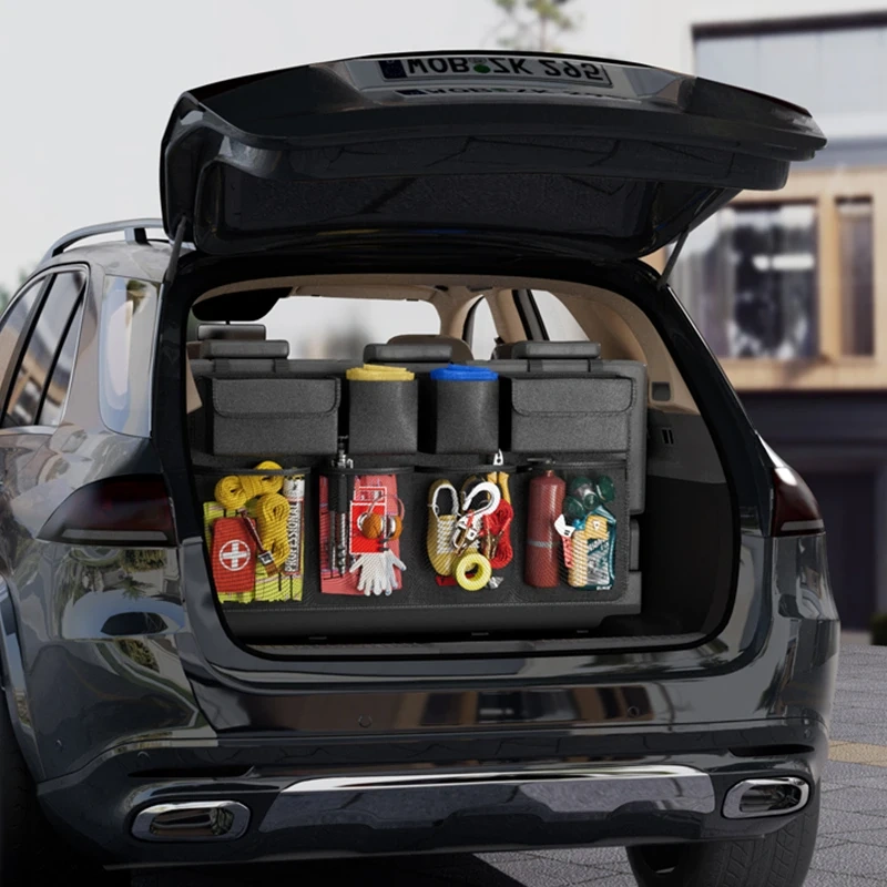 Sac de Rangement Voiture Suspendu Multi-Poches Et Polyvalent Pratique Pour Voyages Et Quotidien