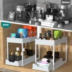 Organisateur Sous Évier 2 Niveaux Avec Tiroirs Coulissants – Rangement Cuisine & Salle De Bain Multifonction