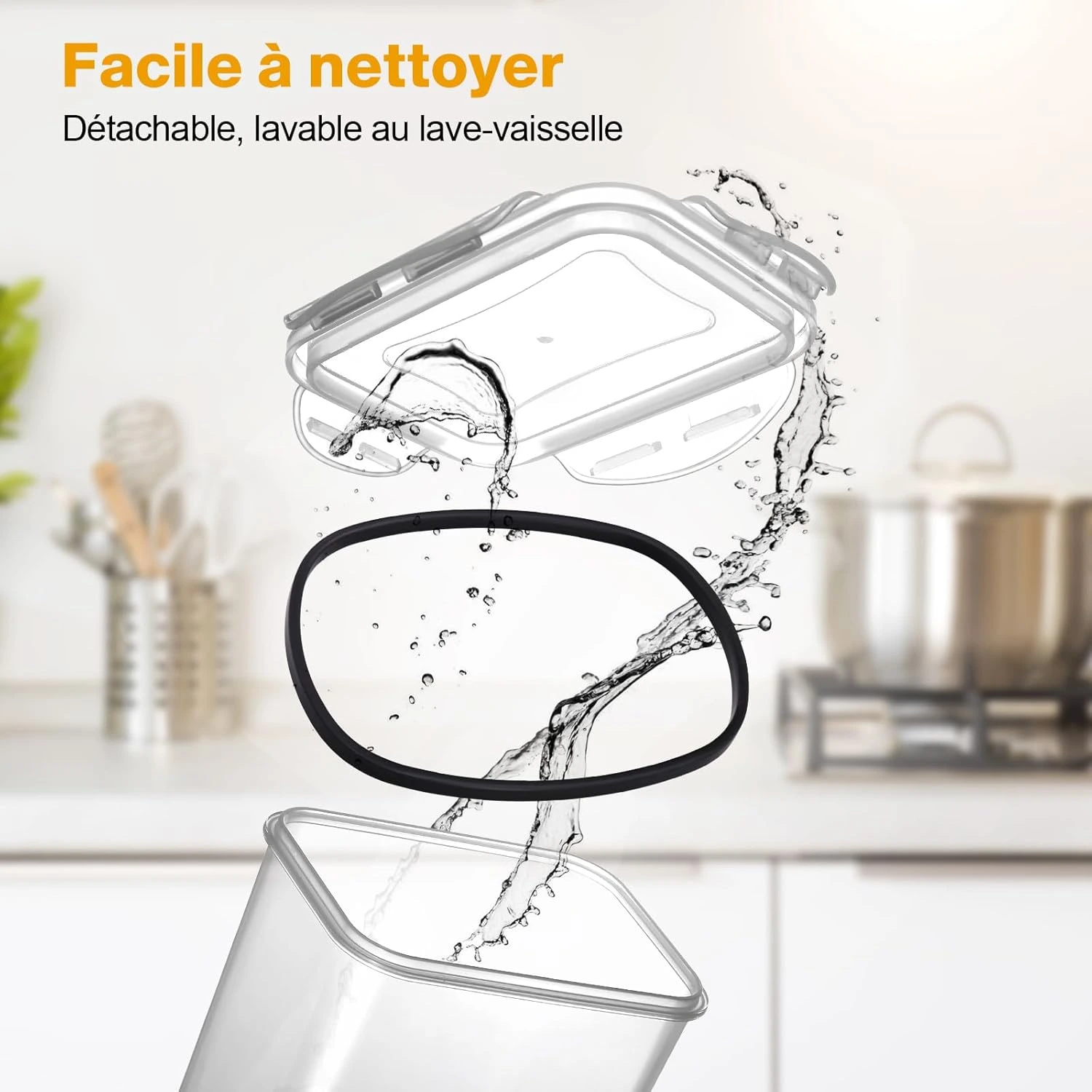 Blitz® - Ensemble de 30 Boîtes De Conservation Hermétiques Alimentaires Sans BPA Pour Un Rangement Idéal ( 15 Boites + 15 couvercles )