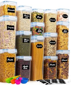 Blitz® - Ensemble de 30 Boîtes De Conservation Hermétiques Alimentaires Sans BPA Pour Un Rangement Idéal ( 15 Boites + 15 couvercles )