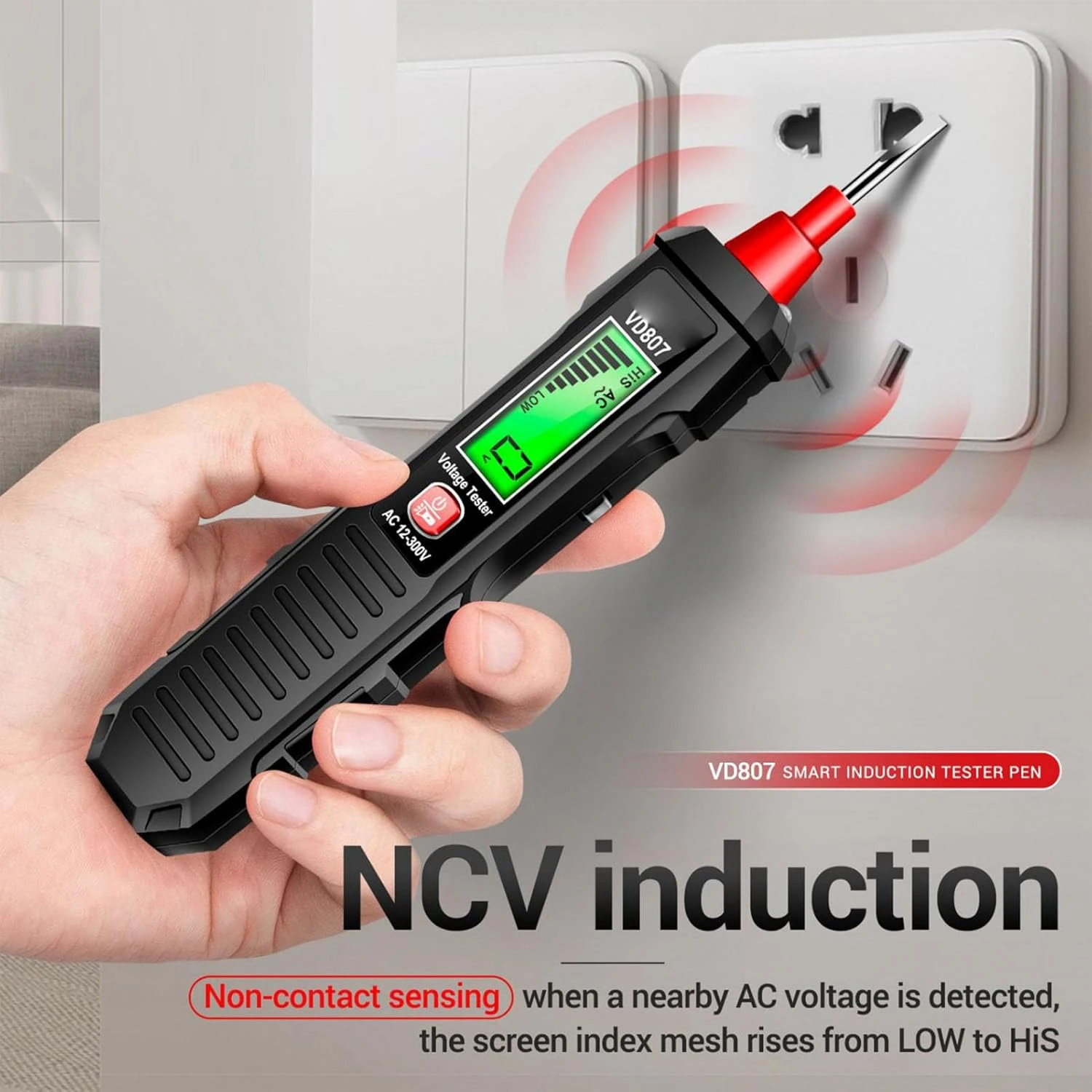 3en1 Testeur De Tension Électrique Intelligent Multifonction Avec Écran LCD