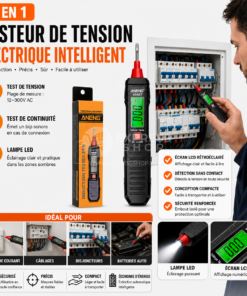 3en1 Testeur De Tension Électrique Intelligent Multifonction Avec Écran LCD