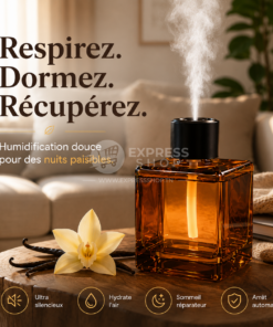 BLITZ- Humidificateur d’Air Et Diffuseur d’Arômes Huiles Essentielles 500 ml Rechargeable & Portable