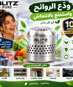 Blitz® -  2en1 Désodorisant Réfrigérateur Longue Durée – Éliminateur d’Odeurs Puissant Multi-Usages