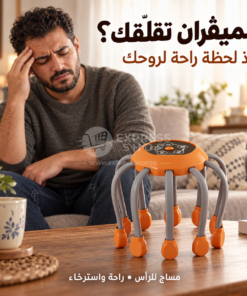 5en1 Masseur de tête Rechargeable pour soulager les migraines